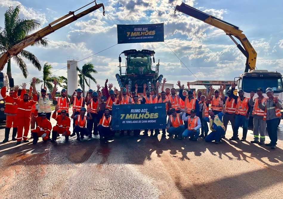 Rumo aos 7 milhões de toneladas de cana moídas!